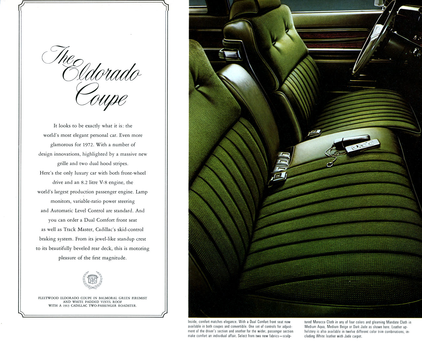 1972 Cadillac Brochure Page 25
